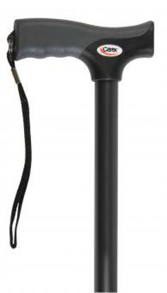 Picture of T-Handle Cane Soft Grip® Aluminum 31 to 40 Inch Height BlackFGA52000 0000