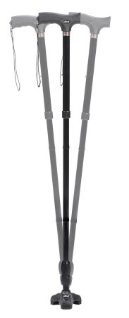 Picture of Folding Cane Flex-N-Go Aluminum 32-1/2 to 39-1/2 Inch Height BlackRTL10305