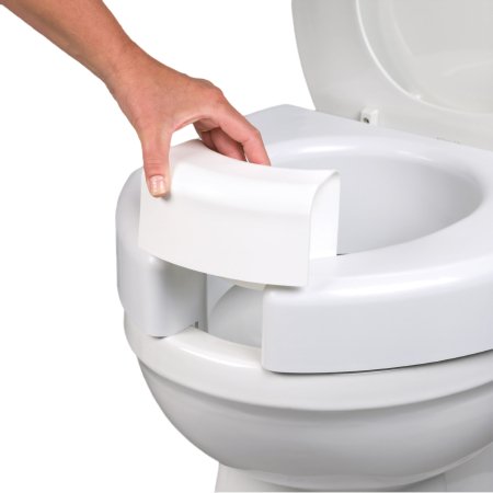 Picture of Bariatric Raised Toilet Seat 3 Inch Height White 600 lbs. Weight Capacity725790002