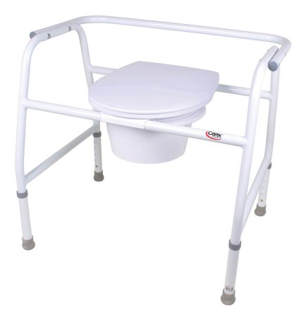 Picture of Bariatric Commode Chair Carex® Fixed Arm Steel FrameFGB35511 0000