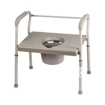 Picture of Commode Chair Mabis® Fixed Arm Steel Frame Without Backrest802-1208-0300