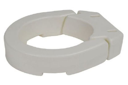Picture of Raised Toilet Seat 3-1/2 Inch Height White 250 lbs. Weight CapacityRTL12607