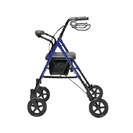 Picture of 4 Wheel Rollator Lumex® Set N' Go Blue Wide Aluminum FrameRJ4718B