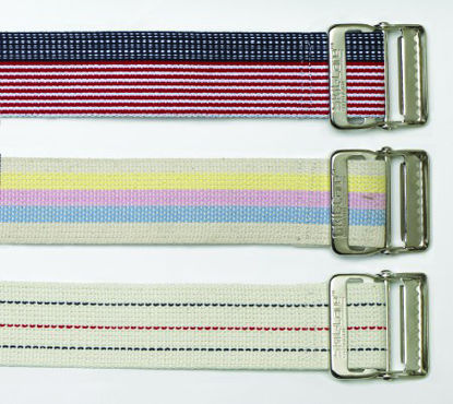 Picture of Gait Belt 60 Inch Length Pastel Stripe Cotton252060