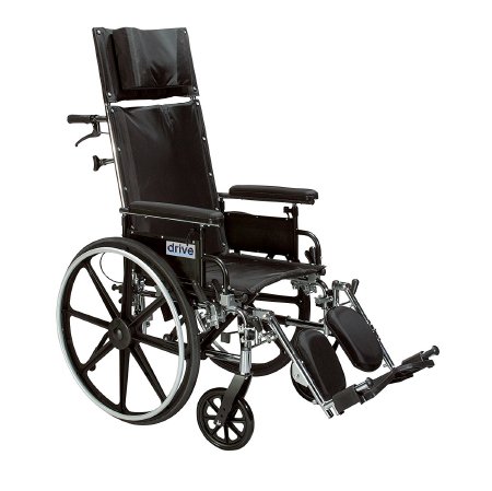 Picture of Lightweight Wheelchair drive™ Viper Plus GT Dual Axle Desk Length Arm Flip Back / Removable Padded Arm Style Black Upholstery 20 Inch Seat Width 300 lbs. Weight CapacityPLA420RBDDA