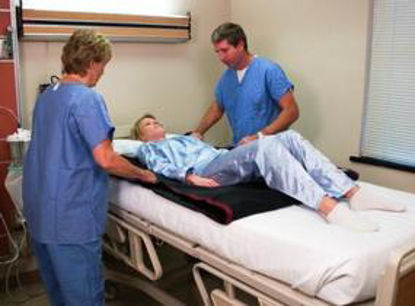 Picture of Bariatric Tube Sheet EZ Slide Black 48 X 56 Inch500262