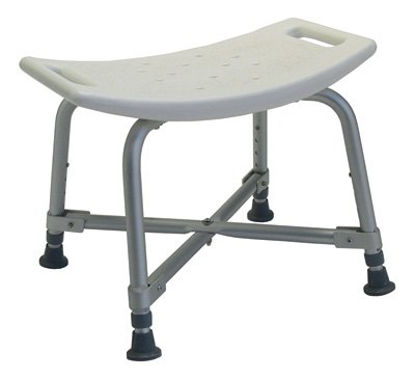 Picture of Bariatric Shower Chair Lumex® Fixed Handle Aluminum Frame Without Backrest7932A