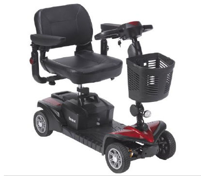Picture of 4 Wheel Electric Scooter Scout 4 300 lbs. Weight Capacity Red / BlueSFSCOUT4