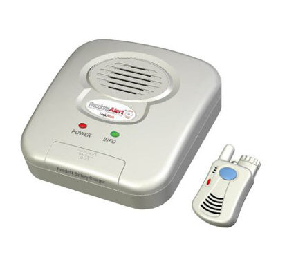 Picture of Personal Emergency Response System FreedomAlert® 0-3/4 X 1-1/4 X 3 Inch White / Blue35911