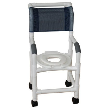 Picture of Pediatric Shower Chair MJM International Push Handle PVC Frame Mesh Back115-3TW-RH