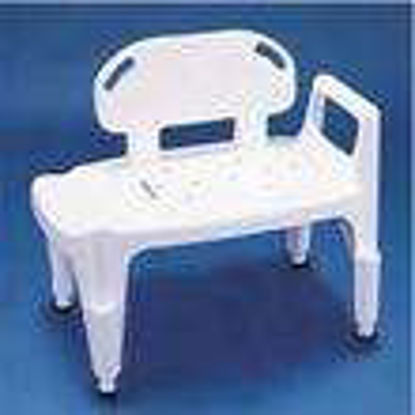 Picture of Carex® Bath Transfer Bench Fixed Handle 17-1/2 to 22-1/2 Inch Seat Height 400 lbs. Weight CapacityFGB17000 0000