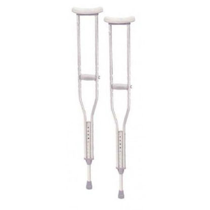 Picture of Underarm Crutches Aluminum Frame Adult 350 lbs. Weight CapacityRTL10400