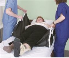 Picture of Patient Lift No-Lift Booster™ Black 29 X 46 Inch 4 handles72123