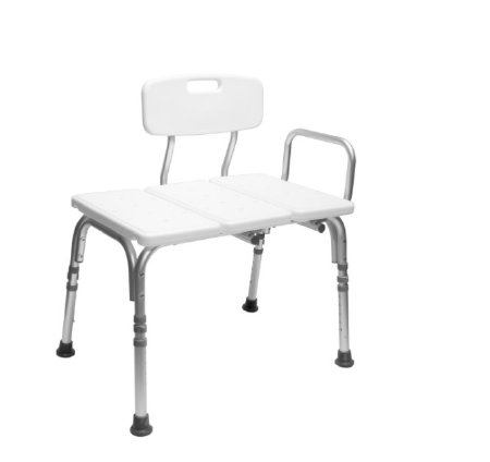 Picture of Carex® Knocked Down Bath Transfer Bench Arm Rail 31-1/2 Inch Seat Height 300 lbs. Weight CapacityFGB15300 0000