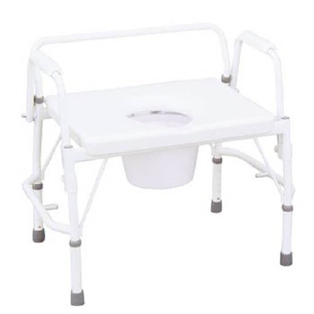 Picture of Bariatric Commode Chair Fixed Arm Steel Frame 26 Inch Seat Width555435