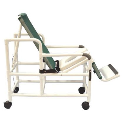 Picture of Commode / Shower Chair Tilt-N-Space Drop Arm PVC Frame 18 Inch Internal Seat Width / 22 Inch External Seat Width193-TIS