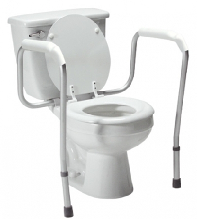 Picture of Toilet Safety Rail Versaframe White Aluminum6460R