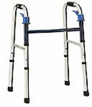 Picture of Dual Release Folding Walker Adjustable Height Deluxe 350 lbs. Weight Capacity 25-1/2 to 32 Inch Height552876