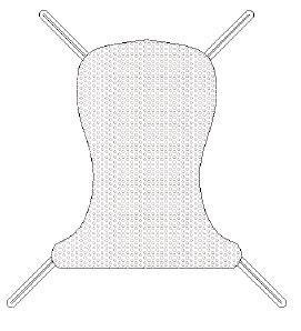 Picture of Full Body Sling Lumex® 4 Point With Head Support LargeFM111