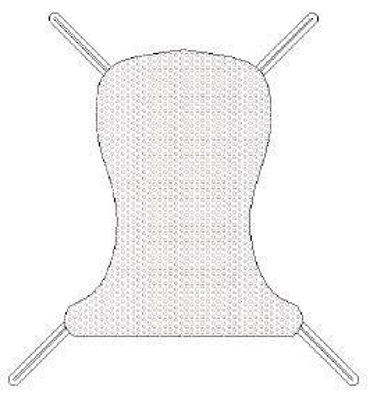 Picture of Full Body Sling Lumex® 4 Point With Head Support LargeFM111