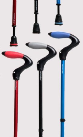 Picture of Pivoting Tip Cane Keen® Quest™ Aluminum 31 to 37 Inch Height BlackQST-B