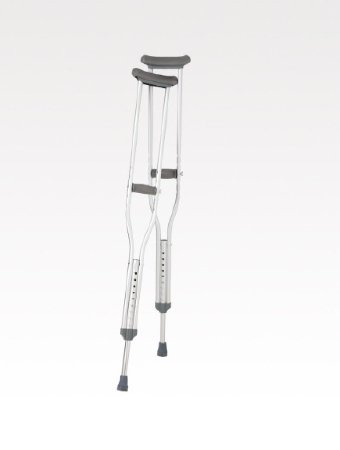 Picture of Underarm Crutches Aluminum Frame Child 250 lbs. Weight Capacity Push Button Adjustment100311-000