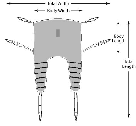 Picture of Universal Mesh Sling SURELIFT™ 6 Point Medium 400 lbs. Weight CapacityMS882