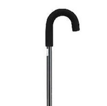 Picture of Round Handle Cane Lumex® Aluminum 30 to 39 Inch Height Black6223A
