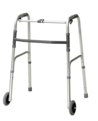 Picture of Folding Walker Adjustable Height Aluminum Frame 350 lbs. Weight Capacity 32 to 39 Inch Height43-2120-4