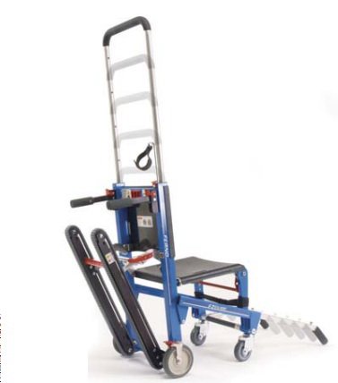 Picture of Evacuation Stair Chair EZ Glide™ 59-T Model Metal Frame 500 lbs. Weight Capacity Red Upholstery0731305