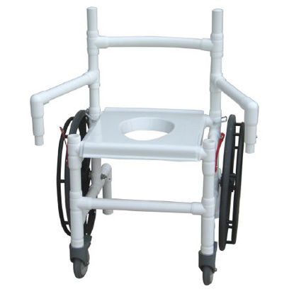 Picture of Commode / Shower Chair MJM International Fixed Arm 18 Inch Seat Width131-18-24W-F-DE-CON