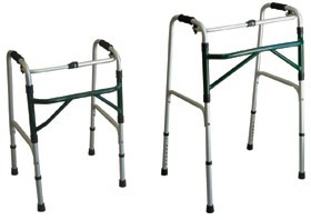 Picture of Bariatric Folding Walker Adjustable Height Alimed Aluminum Frame 500 lbs. Weight Capacity 32 to 38-1/2 Inch Height927856