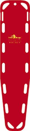Picture of Base Backboard 400 lbs. Weight Capacity Red High Density Polyethylene35850-RD