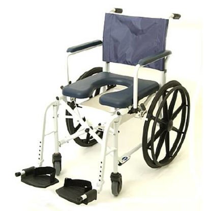 Picture of Commode / Shower Chair Mariner Swing Arm Aluminum Frame With Backrest 18-1/4 Inch Seat Width6895