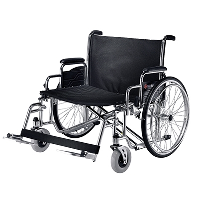 Picture of Bariatric Wheelchair Merits Health Products Desk Length Arm Elevating Legrest Black Upholstery 26 Inch Seat Width 400 lbs. Weight CapacityN572FMDZMU