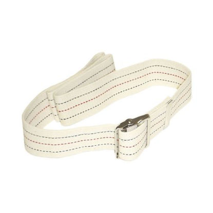 Picture of Gait Belt 54 Inch Length Red / White / Blue Stripe Cotton704021054