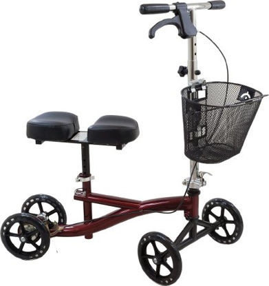 Picture of Knee Walker All Terrain Roscoe Aluminum Frame 350 lbs. Weight Capacity 31 to 41 Inch HeightROS-KSBG
