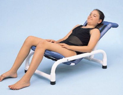 Picture of Shower Chair Duralife Without Arms PVC Frame Mesh Back 19 Inch Seat Width20L