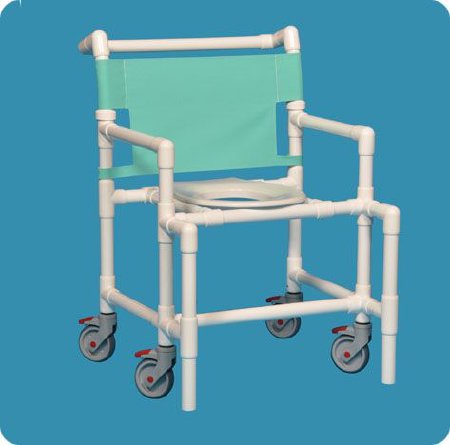 Picture of Bariatric Shower Chair ipu® Fixed Arm PVC Frame Mesh BackSC9200 OS