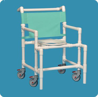 Picture of Bariatric Shower Chair ipu® Fixed Arm PVC Frame Mesh BackSC9200 OS