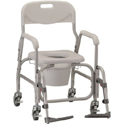 Picture of Commode / Shower Chair Nova Padded Fixed Arm 16 Inch Seat Width8801