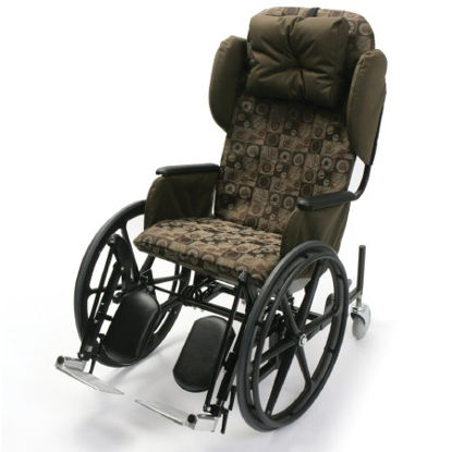 Picture of Tilt-In-Space Wheelchair Rock-King X3000 Full Length Arm Footrest Ambiance Print Upholstery 28-1/2 Inch Overall Width 20 Inch Seat Width 350 lbs. Weight CapacityX3000K-AMBIANCE