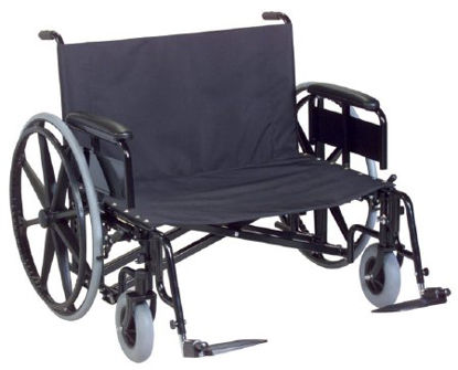 Picture of Bariatric Wheelchair Regency XL 2000 Heavy Duty Desk Length Arm Removable Arm Style Swing-Away Footrest 32 Inch Seat Width 700 lbs. Weight Capacity6732-18-61-28-8