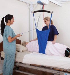 Picture of Tri-Turner Sling 4 Point Sewn-in Velcro Loop and Hook Medium 125 to 250 lbs. Weight Capacity507782