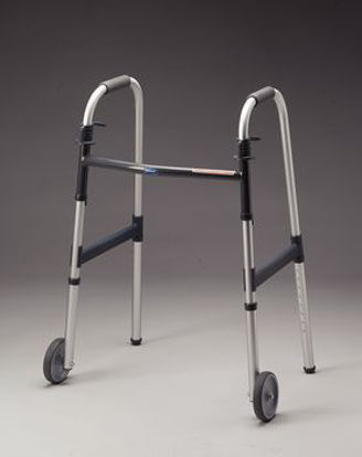 Picture of Walker with Wheels Paddle Type Invacare® I•Class™ Aluminum Frame 300 lbs. Weight Capacity 27 to 33 Inch Height563418