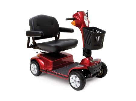 Picture of 4 Wheel Electric Scooter Maxima 500 lbs. Weight Capacity Red / BlueSC940