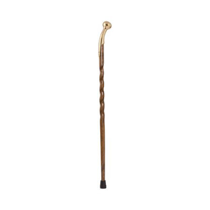 Picture of Hiking Staff Brazos™ Wood 37 Inch Height Twisted Brown Oak Print502-3000-0239