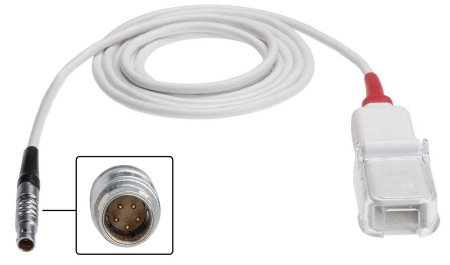 Picture of CABLE, PT SENSOR RAINBOW DCIP/PED/SPO2/SPHB W/ODU CONN4319