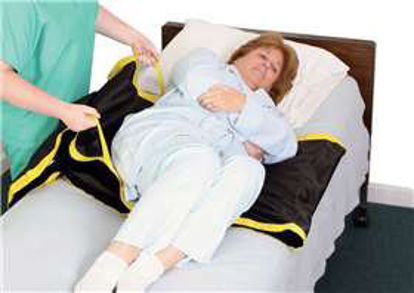 Picture of Patient Transfer Sheet No-Lift Turner Black 29 X 52 Inch 2 Point72124