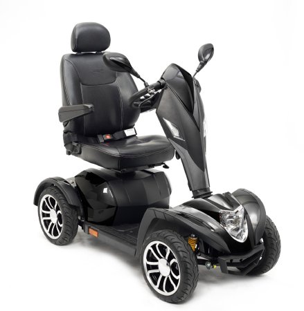 Picture of 4 Wheel Electric Scooter Cobra GT4 450 lbs. Weight Capacity BlackCOBRAGT422CS